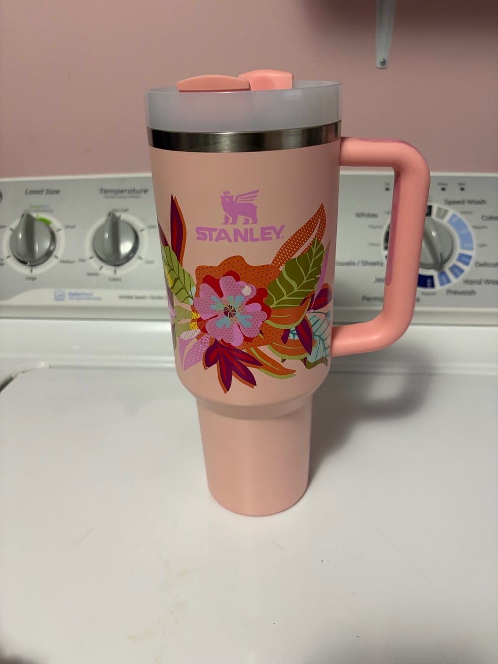 Stanley 40 oz Quencher H2.0 FlowState Tumbler – Pink Sorbet Tropic Floral